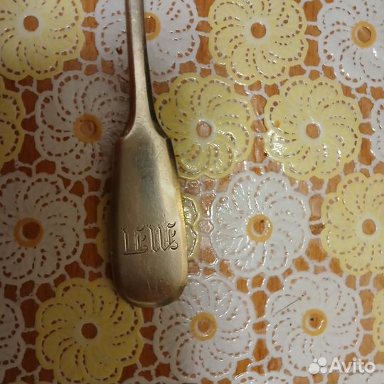 Столовая ложка серебро 84 проба