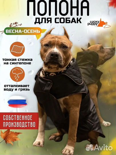 Попона для собак куртка комбенизон новые