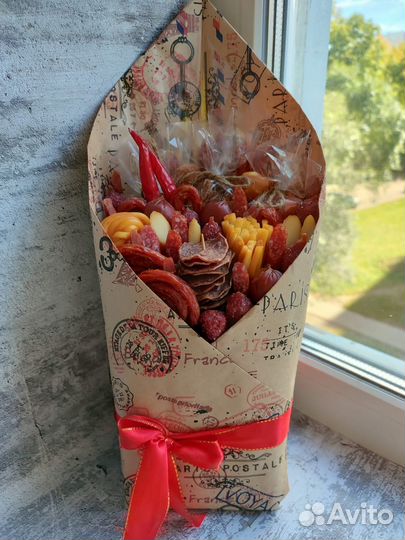 Мясной букет,Подарки мужчине