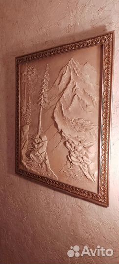 Картина барельеф