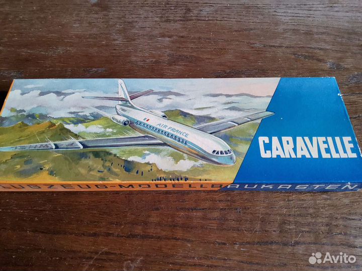 Caravelle сборная модель самолёта гдр 60-70г