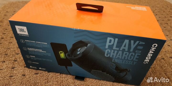 Беспроводная колонка JBL Charge 5 Blue