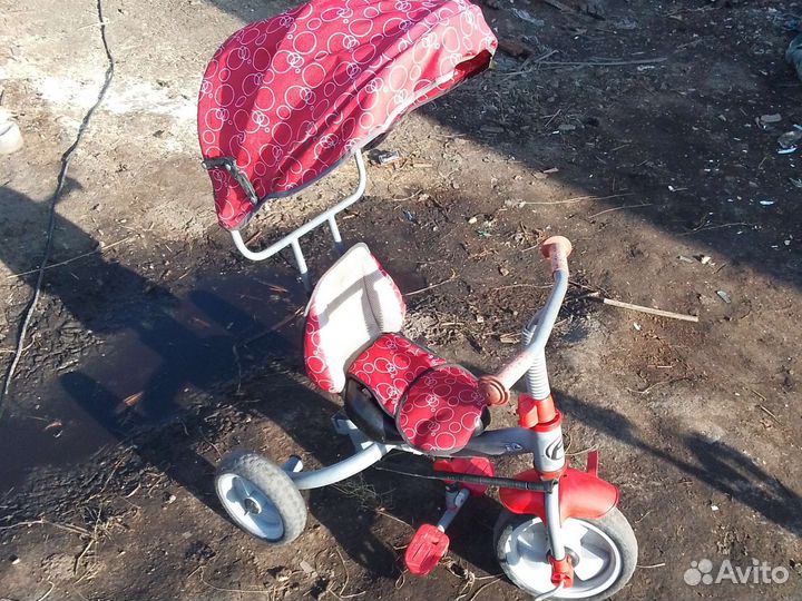 Детский трехколесный велосипед бу