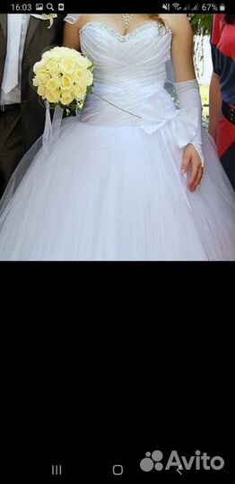 Свадебное платье пышные