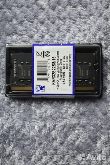 Kingston DDR 4 sodimm 16 GB Новая, с Гарантией