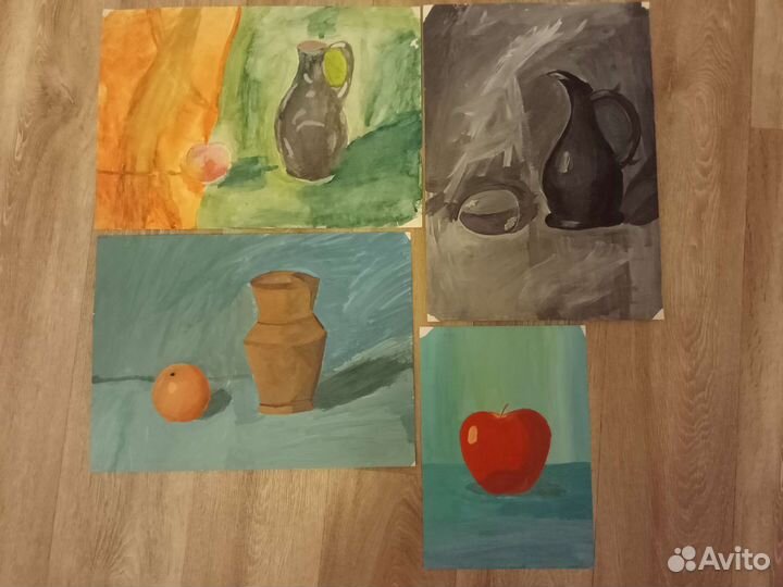 Готовые натюрморты, анатомия, перспектива