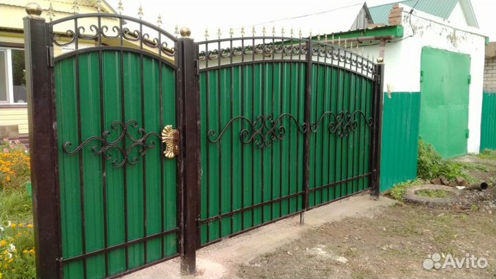 Ворота кованые