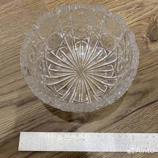 Салатник хрустальный, новый, СССР