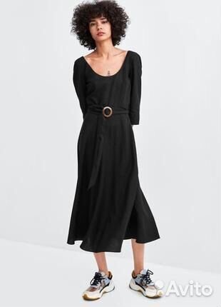 Платье Zara лен, 34 eur