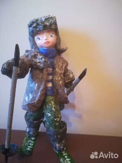 Ватные елочные игрушки