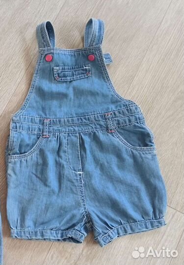 Шортики/комбинезон для девочки In extenso 80 см