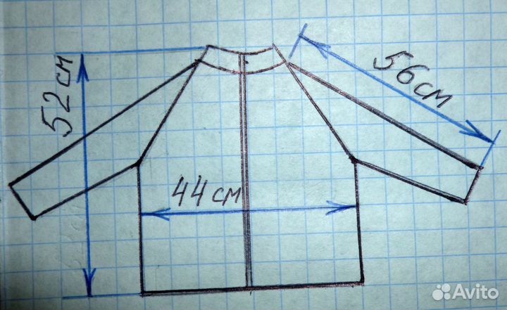 Джемпер детский, вязаный на молнии