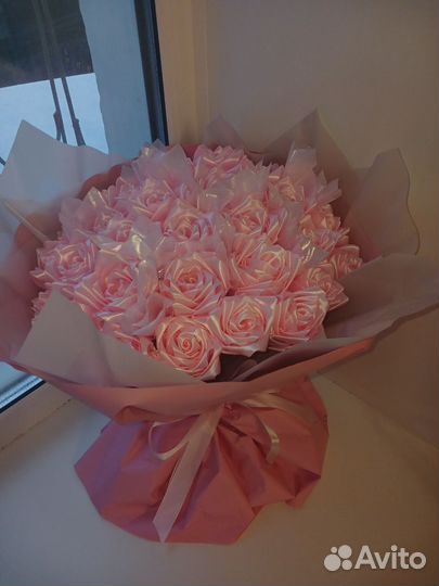 Букет из атласных лент в наличии