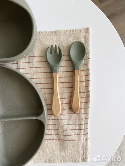 Детская силиконовая посуда