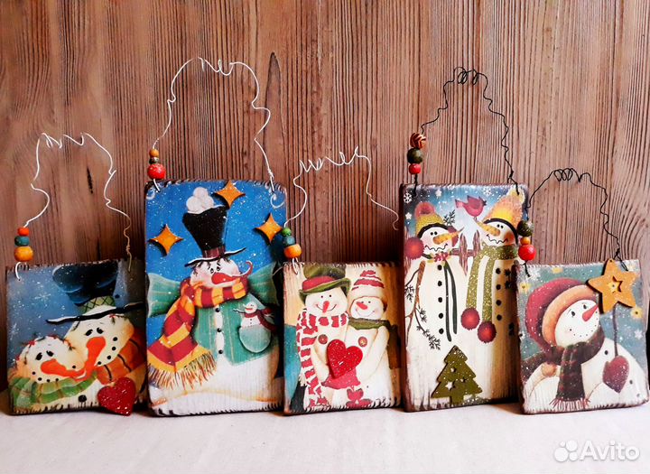 Новогодние украшения для интерьера