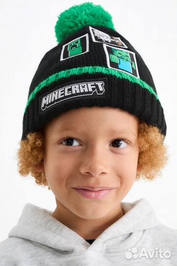 Шапка новая Майнкрафт 4-6 лет 104/122 С&А