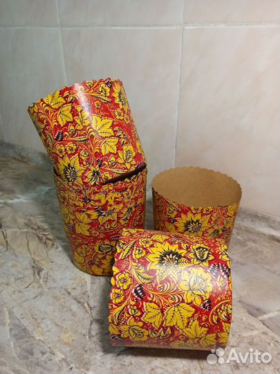 Бумажная форма для куличей