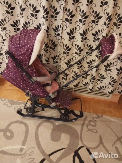 Коляска санки