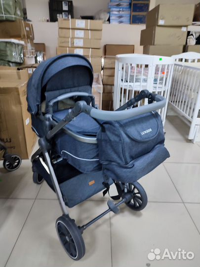 Коляска люкс мом 2в1
