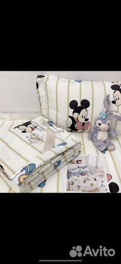 Детский набор постельное с одеялом