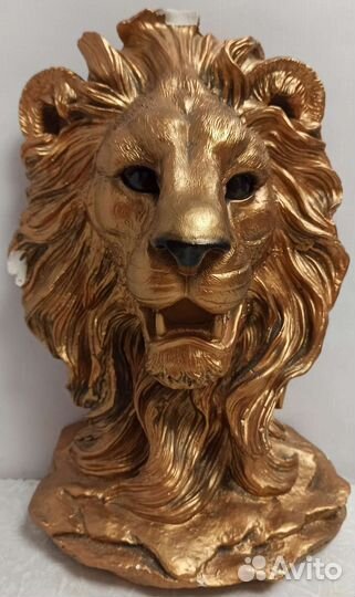 Копилка голова льва малая бронза 4114856