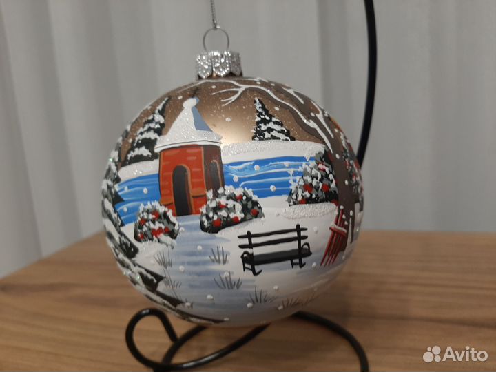 Елочные игрушки стекло