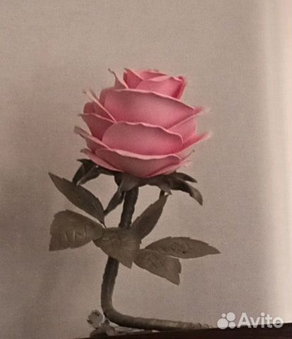 Лампа роза настольная из изолона