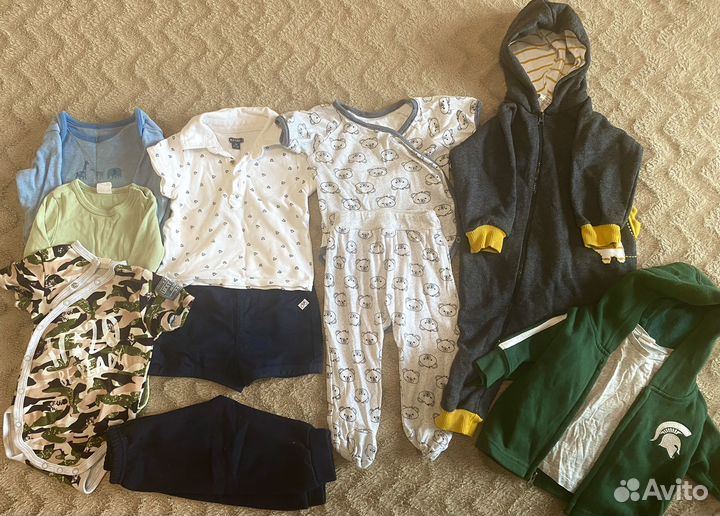 Детские вещи пакетом 62-74