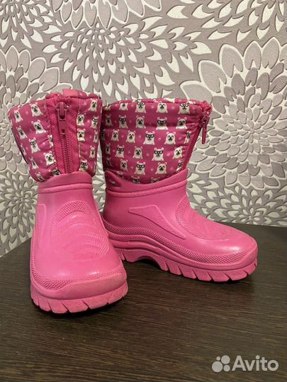 Резиновые сапоги для девочки