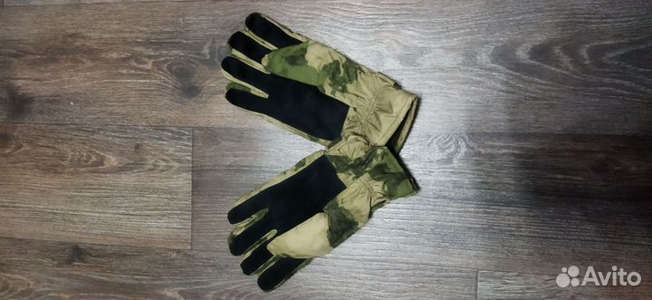 Зимние перчатки мох