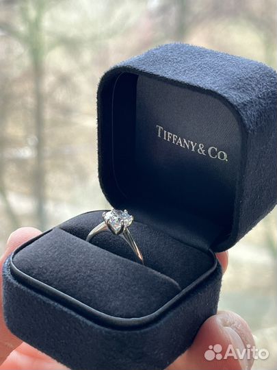 Кольцо tiffany с коробкой