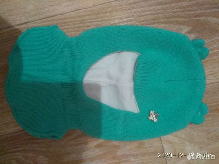 Шапка шлем осень-весна