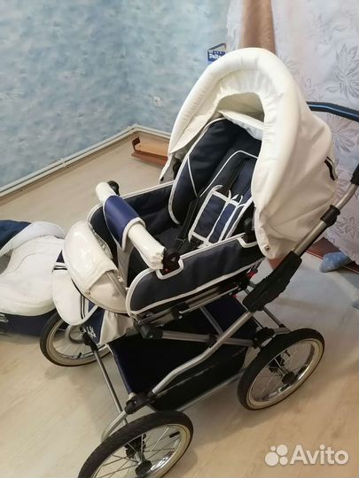 Коляска 3 в 1 эко кожа