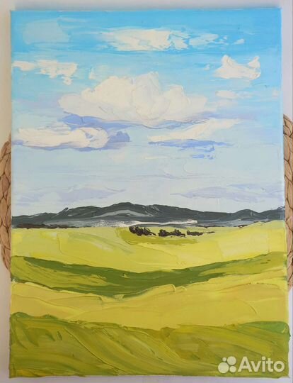 Картина маслом пейзаж Тосканы