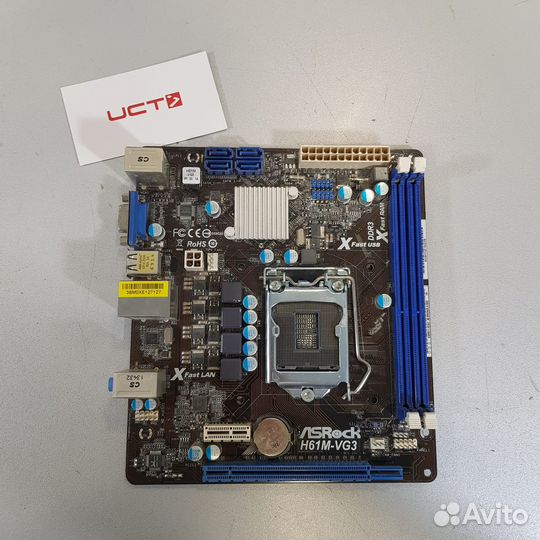Материнская плата asrock H61M-VG3