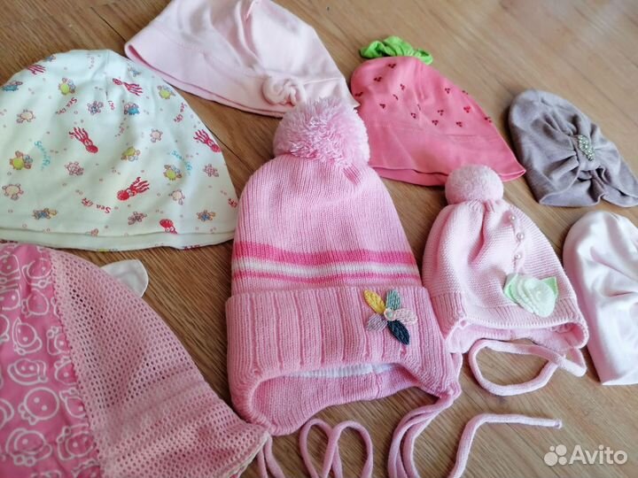 Шапки 46 48 на девочку