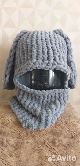 Балаклава с ушками зайца