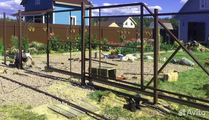 Забор, каркас