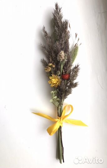 Мини букет из сухоцветов
