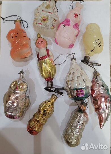 Елочные игрушки СССР