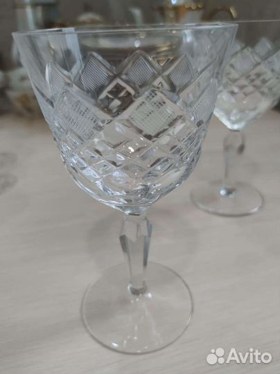 Хрустальные фужеры ГДР