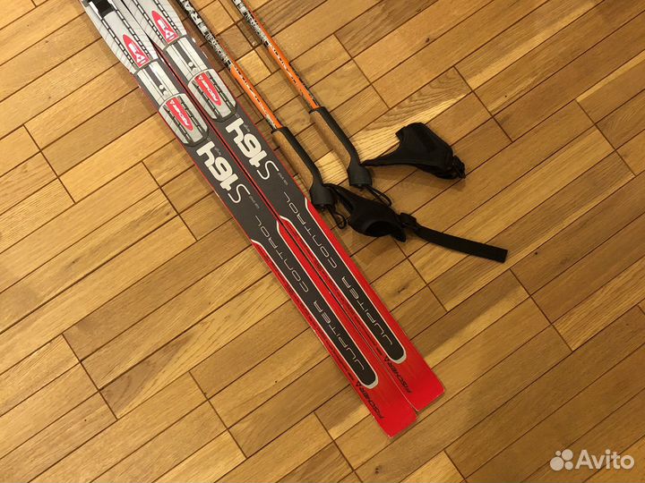 Лыжи беговые fisher nordic crusing 164 + палки