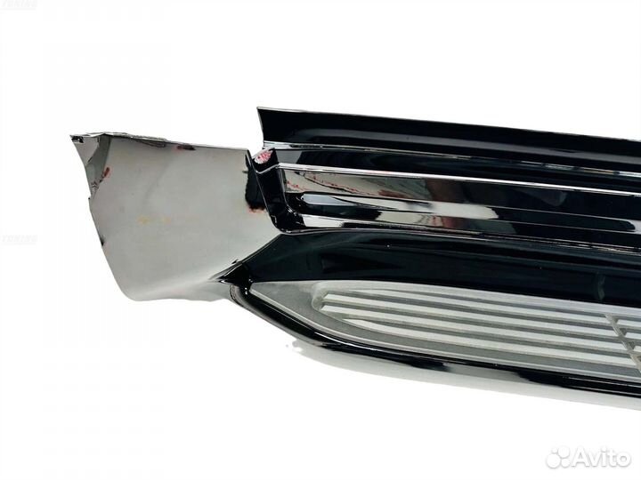 Подножки Toyota Land Cruiser 300 черные J1493