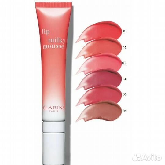 Clarins lip milky mousse блеск для губ