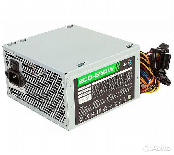 Блок питания Aerocool ECO-550 550W