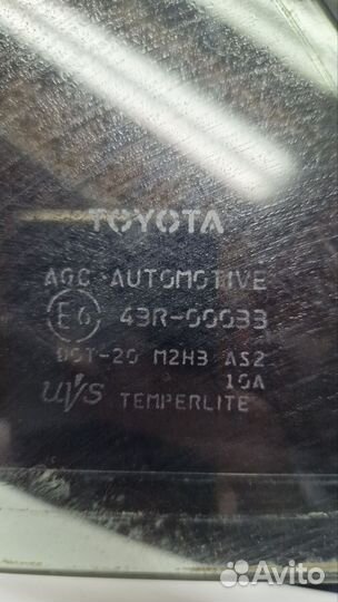 Стекло задней левой двери Corolla 150 седан