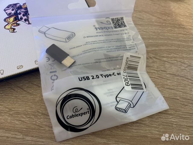 Адаптер Type-C - Micro-USB 2.0 новый