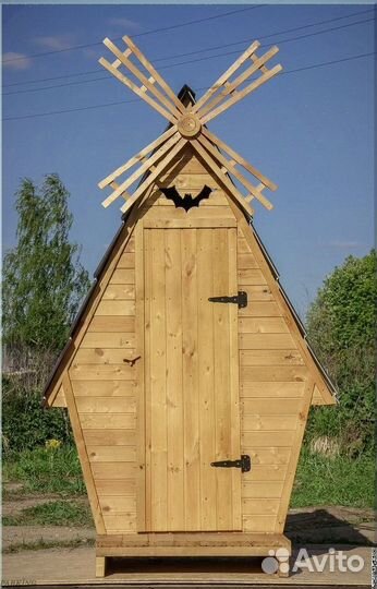 Дачный туалет с кошкой пэч 765