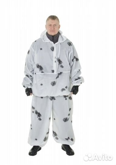 Маскхалат зимний