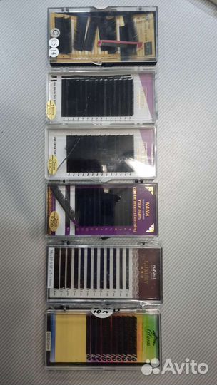 Пинцеты, ресницы для наращивания